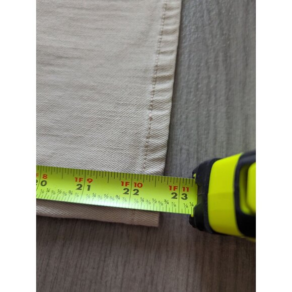 Chicos Platinum Beige Crop Pants Size 0.5 Mid-Rise Stretch Denim Womens - Picture 5 of 5